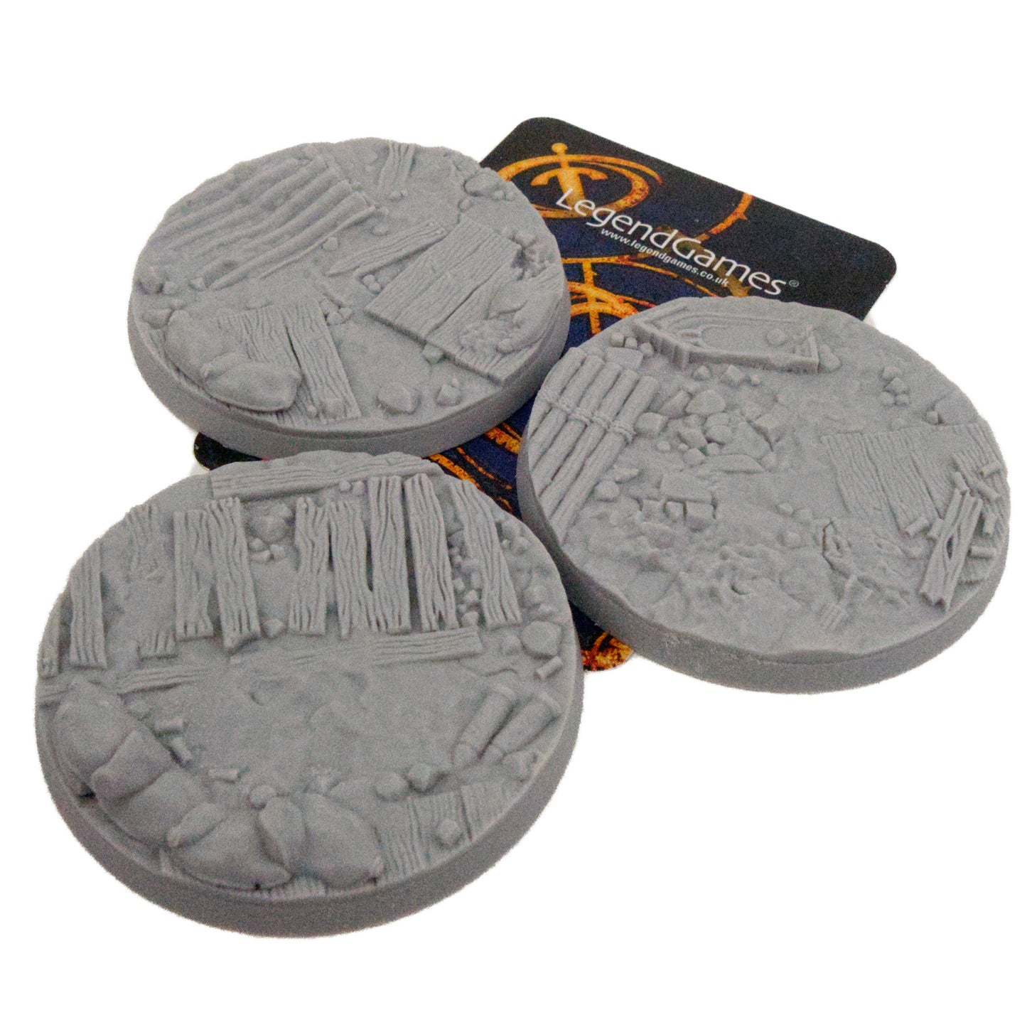 Bases - Trench Crusade - 60mm Round x3 Set B