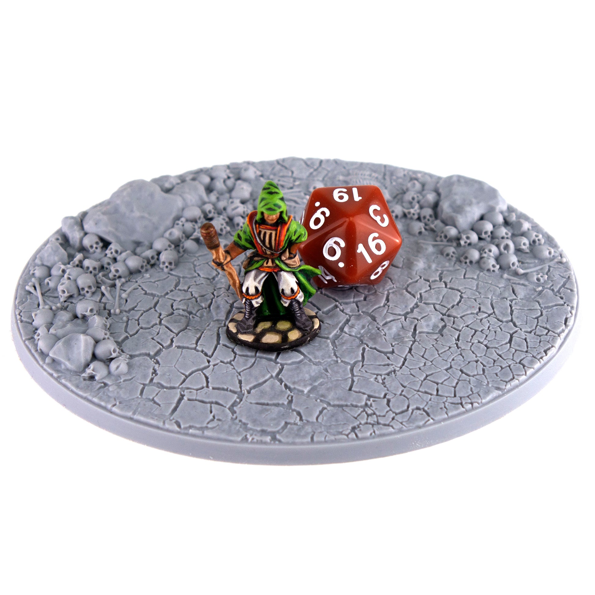 Bases - Skull Cracked Earth - 120x92mm