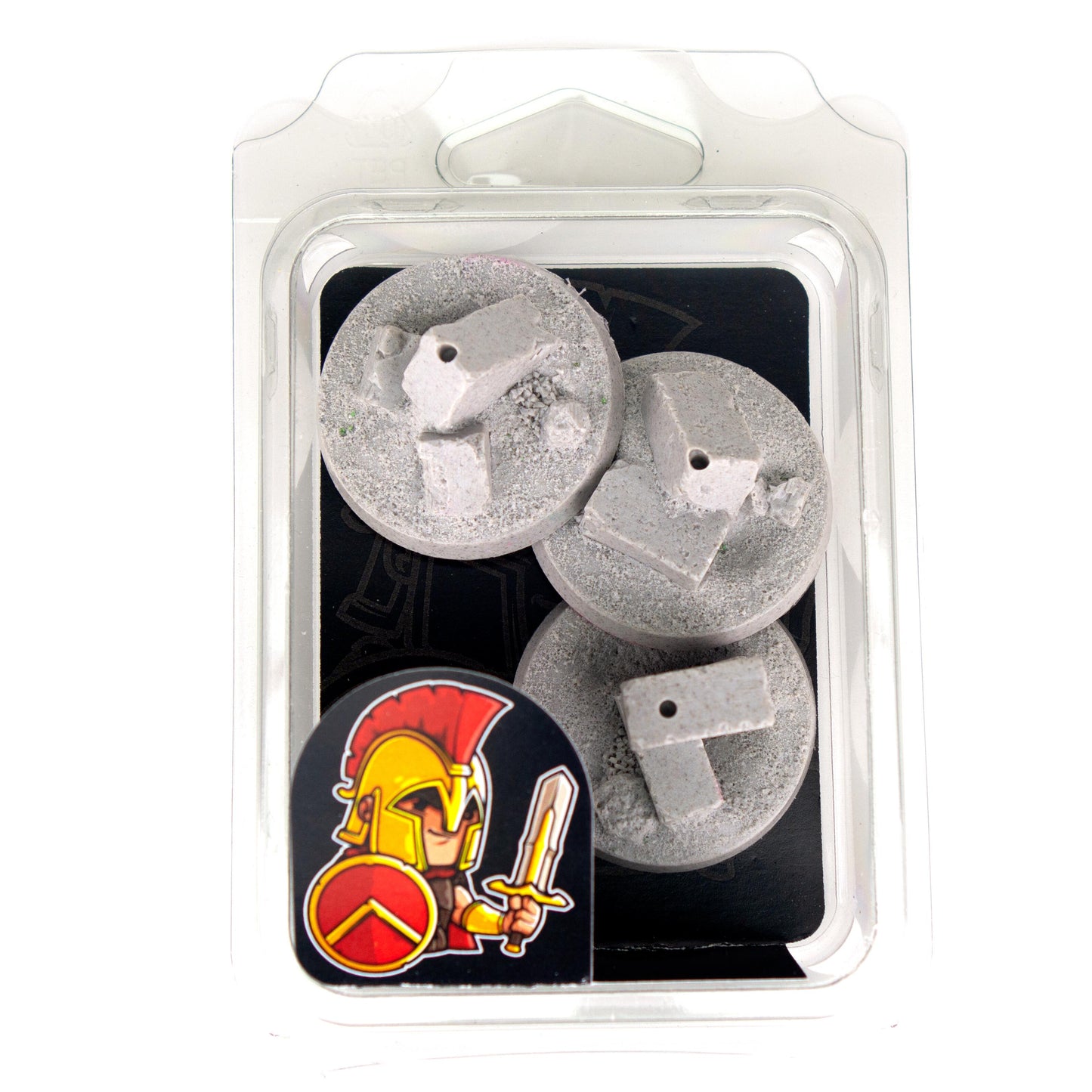 Flying Bases - 40mm x3 (Stone Ruins a), Clamshell