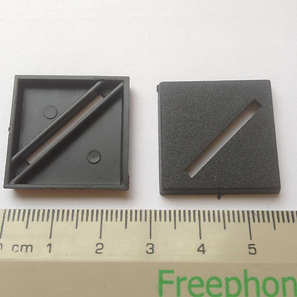 Plastic Bases - x100 25mm Square – LegendGames