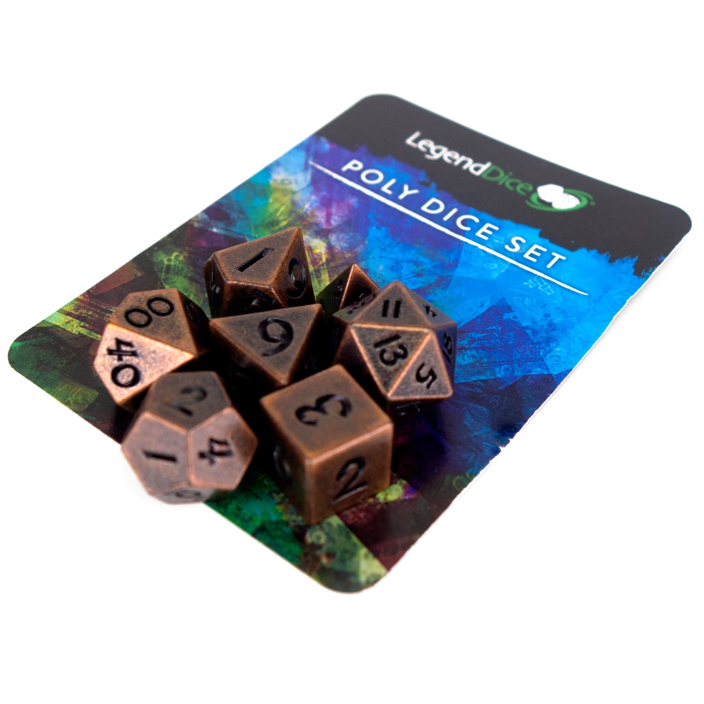 Metal Mystery Dice Set - Legend Dice
