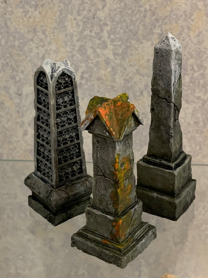 Graveyard Scatter - Obelisks x3