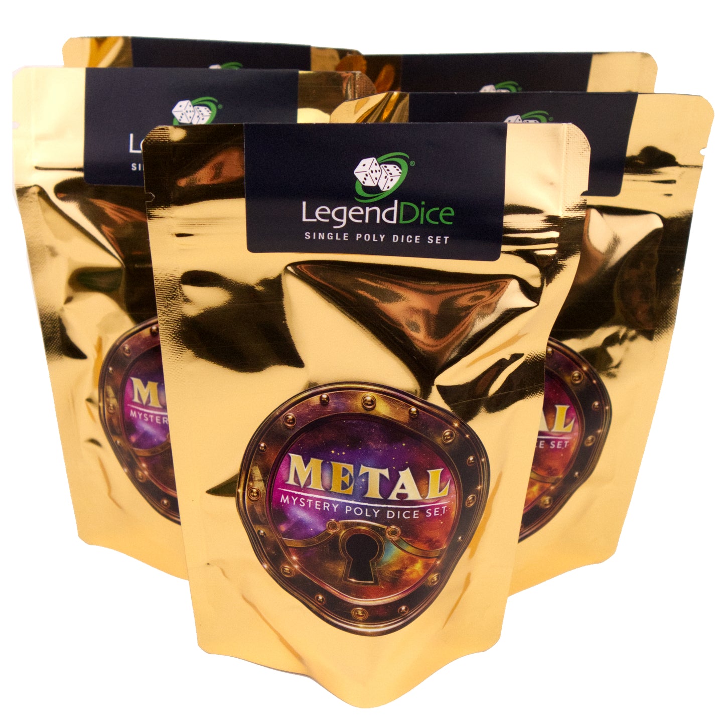 Metal Mystery Dice Set - Legend Dice