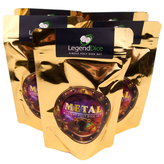 Metal Mystery Dice Set - Legend Dice