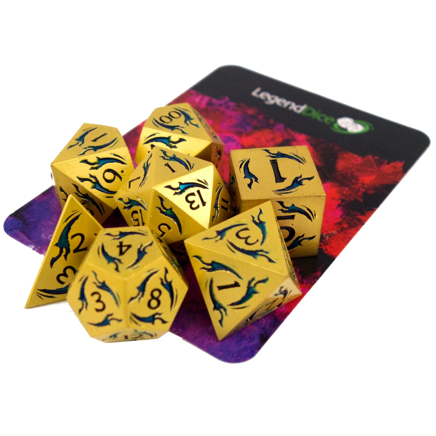 Metal Mystery Dice Set - Legend Dice