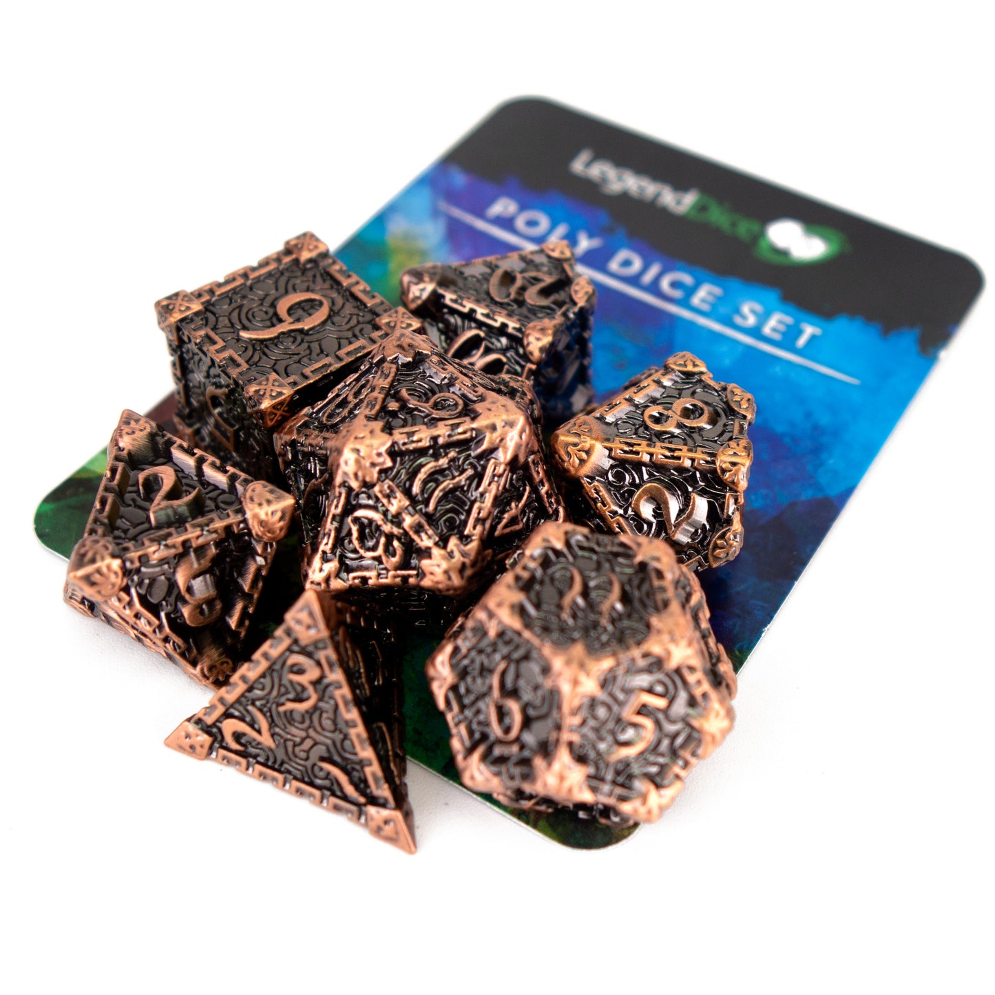 Metal Mystery Dice Set - Legend Dice
