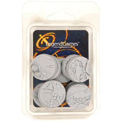 Bases - Natural Rock  - 28.5mm x10, Clamshell