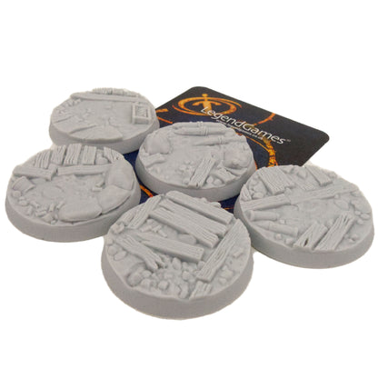 Bases - Trench Crusade - 40mm Round x5 set A