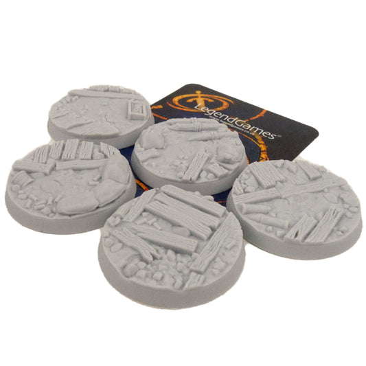 Bases - Trench Crusade - 40mm Round x5 set A