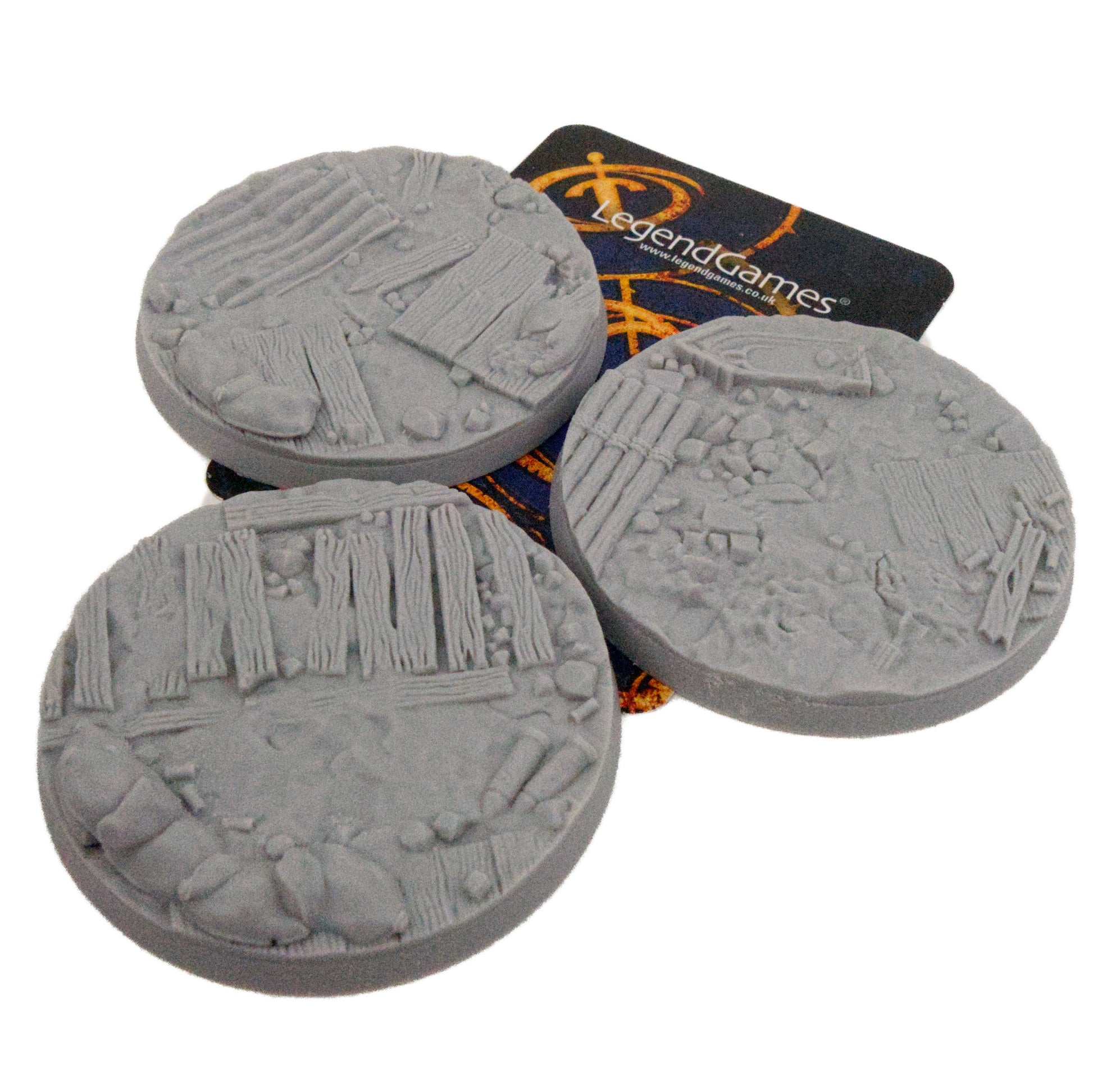 Bases - Trench Crusade - 60mm Round x3 Set B