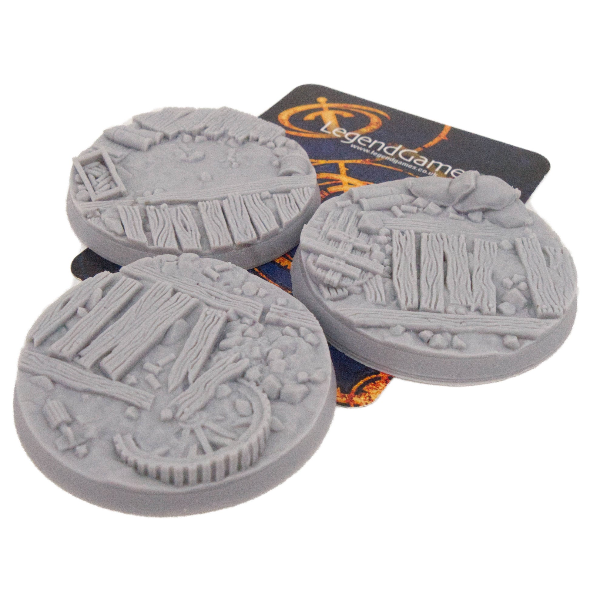 Bases - Trench Crusade - 50mm Round x3 Set A