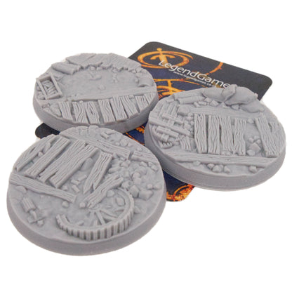 Bases - Trench Crusade - 50mm Round x3 Set A