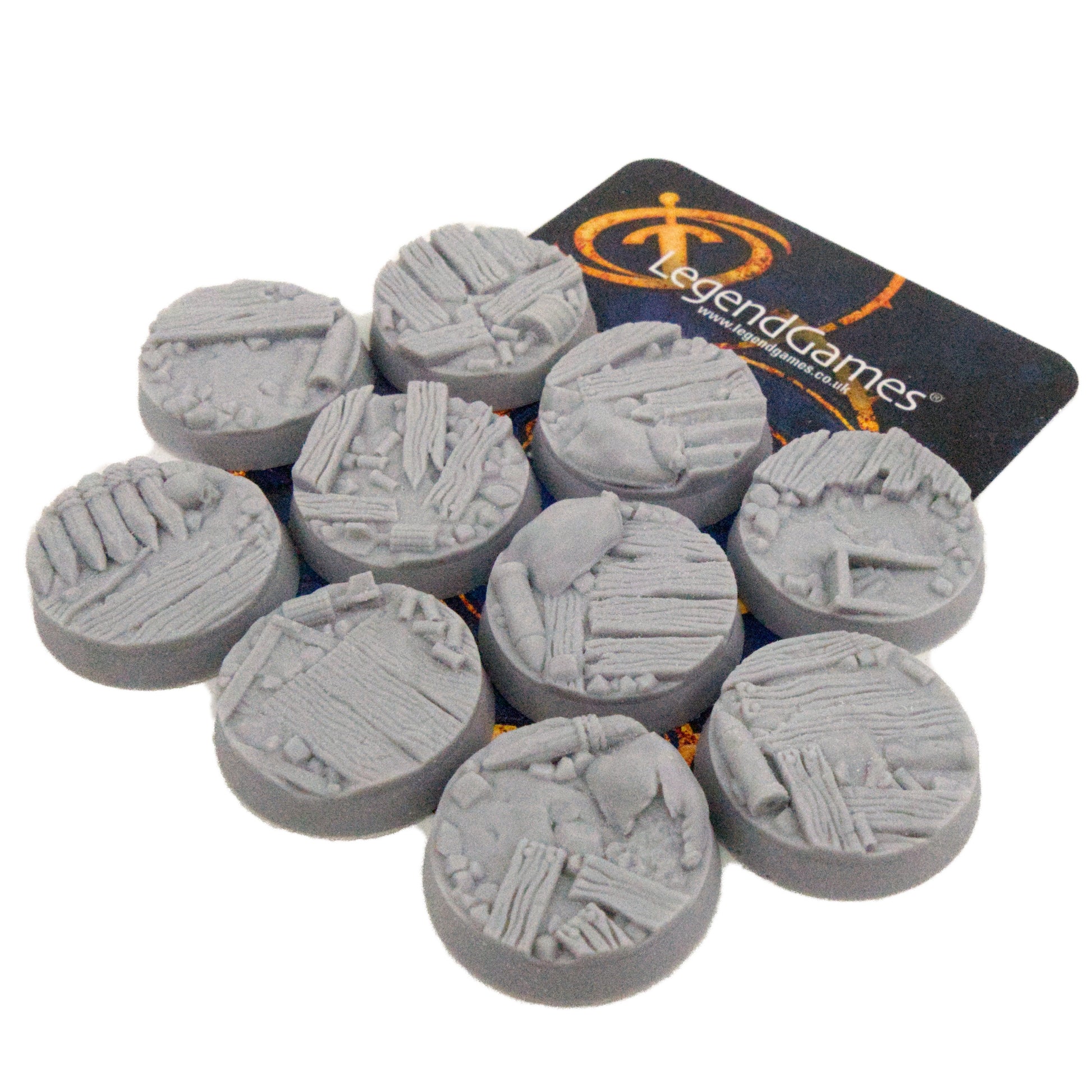 Bases - Trench Crusade - 25mm Round x10