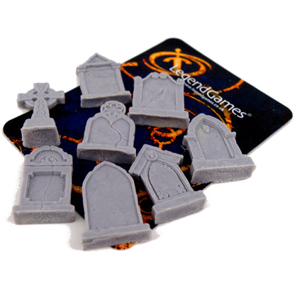 Graveyard Scatter - Gravestones x8