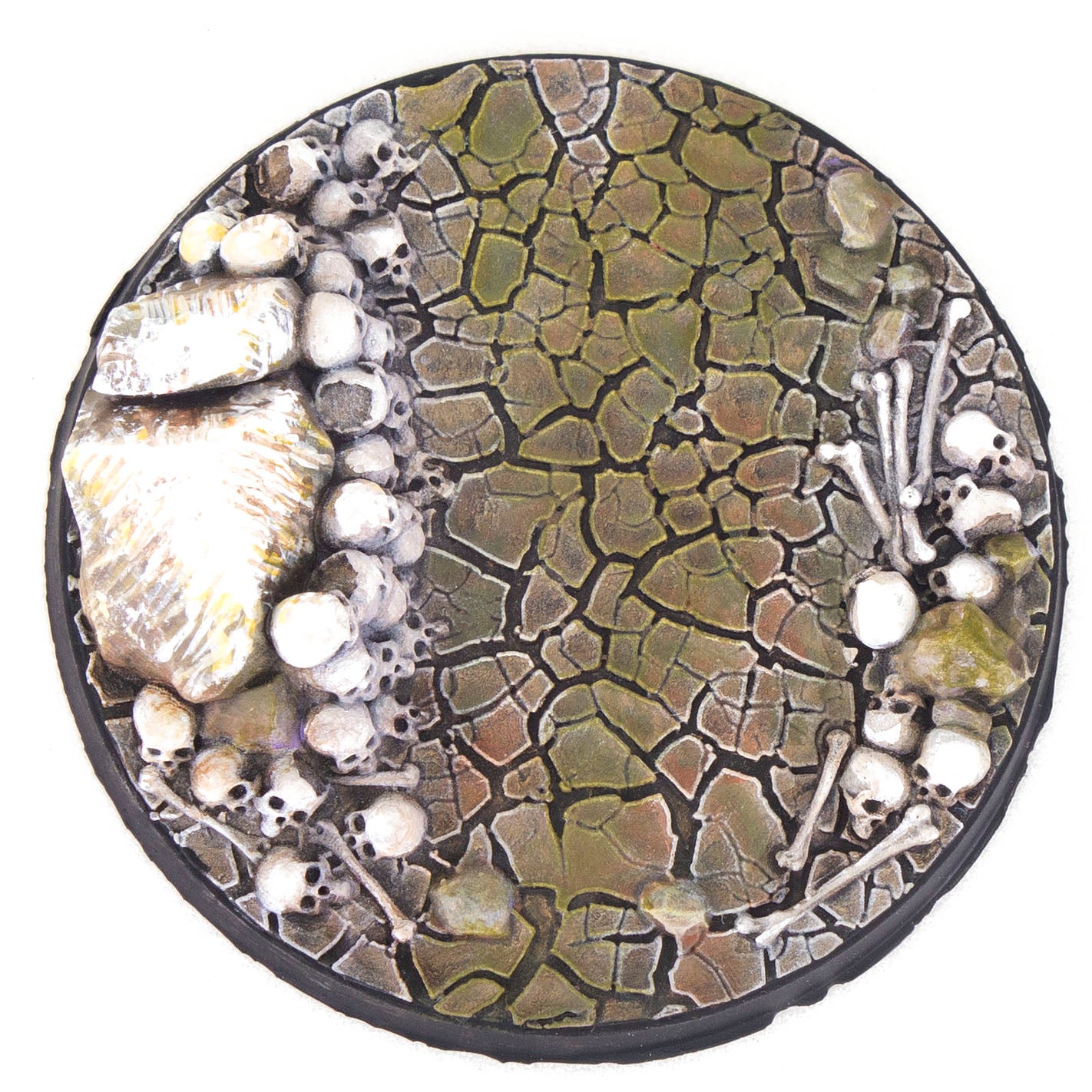 Bases - Skull Cracked Earth - 60mm x5