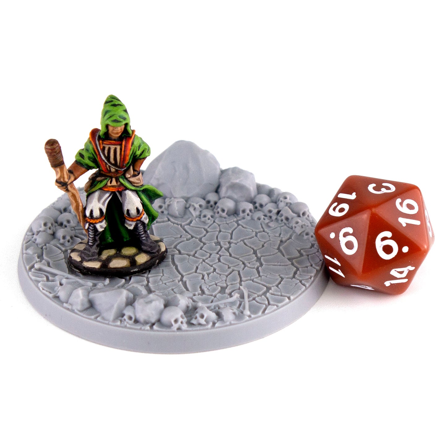Bases - Skull Cracked Earth - 60mm x5