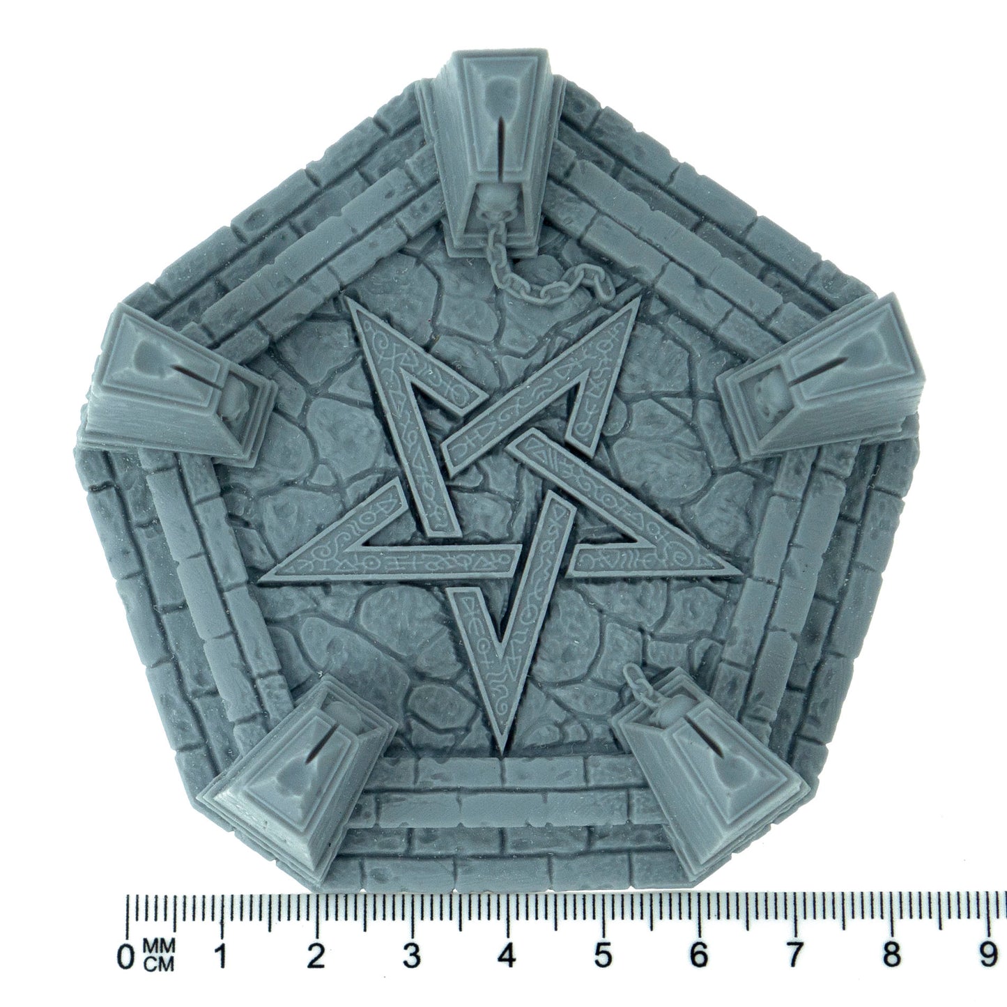 Scenery - Necromancer  - Summoning Pentagram (90mm)