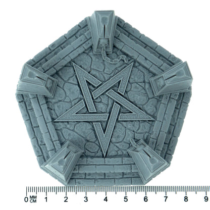 Scenery - Necromancer  - Summoning Pentagram (90mm)