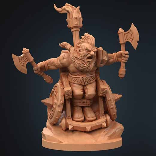 Dungeons and Diversity - Dwarf Barbarian, Clamshell