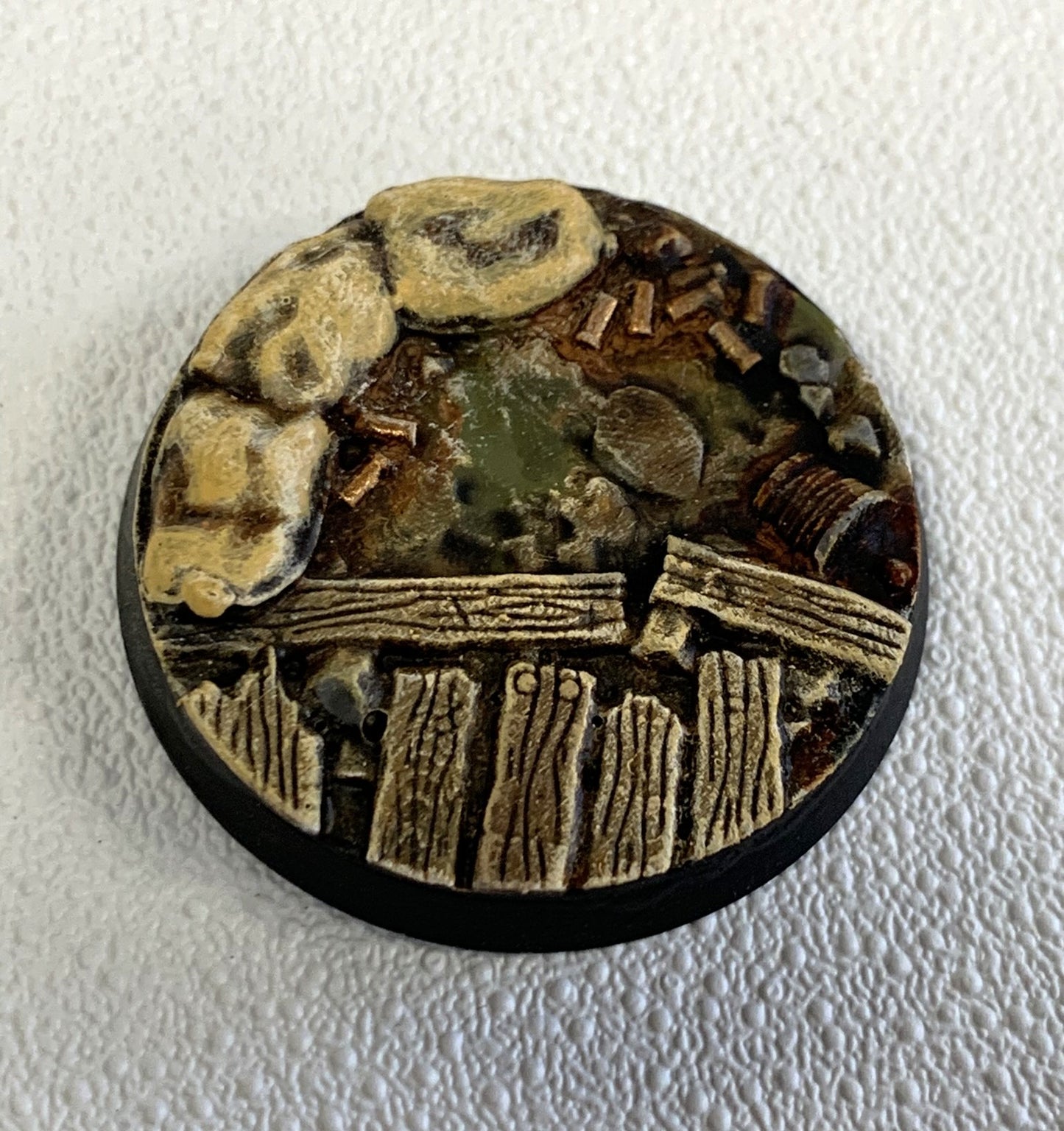 Bases - Trench Crusade - 40mm Round x5 set A