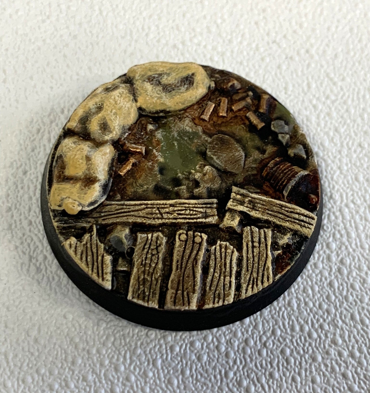 Bases - Trench Crusade - 40mm Round x5 set A