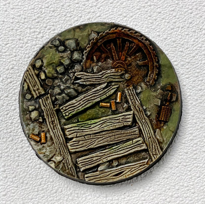 Bases - Trench Crusade - 50mm Round x3 Set A