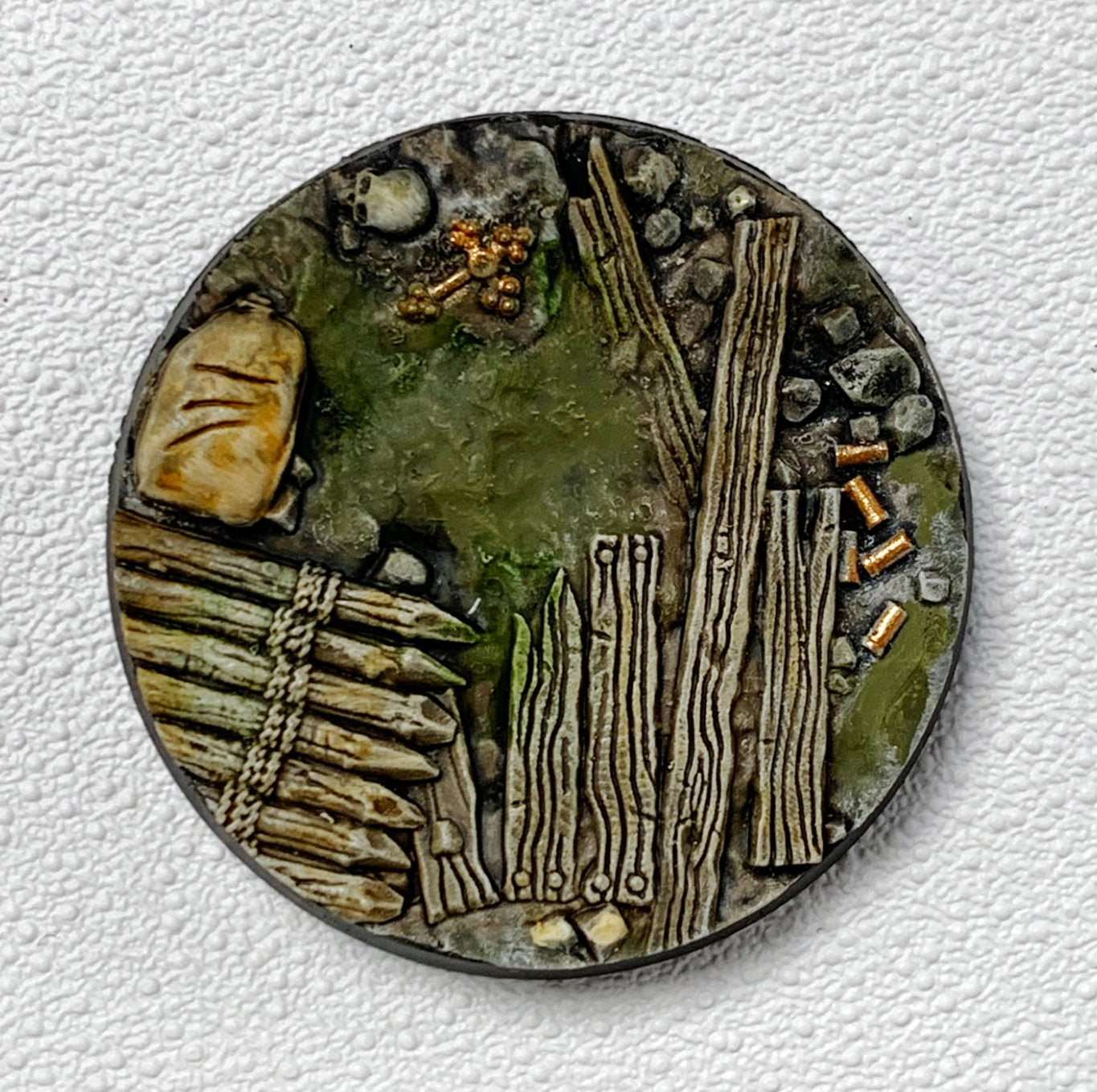 Bases - Trench Crusade - 50mm Round x3 Set B