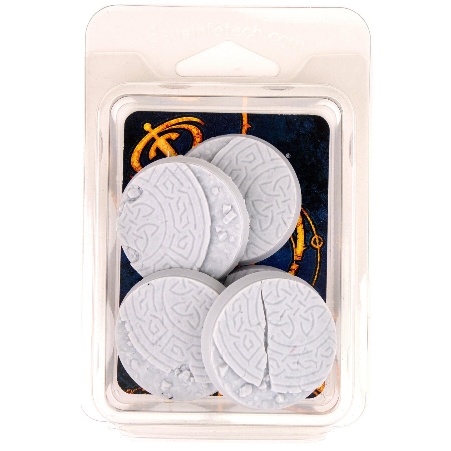 Bases - Celtic - 40mm x5 Set A, Clamshell